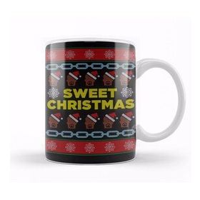 Baskı Dükkanı KB11172 Luke Cage Sweet Christmas Porselen Kupa Bardak