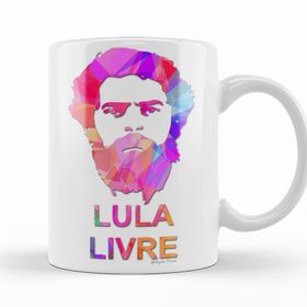 Baskı Dükkanı KB11173 Lula Lıvre Colorido Abstrato Porselen Kupa Bardak