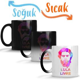 Baskı Dükkanı KB11173 Lula Lıvre Colorido Abstrato Porselen Kupa Bardak