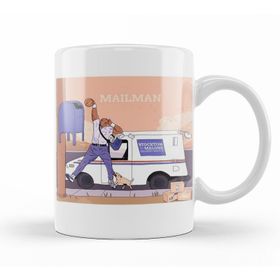 Baskı Dükkanı KB11181 Mailman Malone Porselen Kupa Bardak