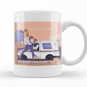 Baskı Dükkanı KB11181 Mailman Malone Porselen Kupa Bardak