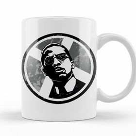 Baskı Dükkanı KB11184 Malcom X Porselen Kupa Bardak