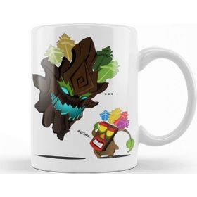 Baskı Dükkanı KB11193 Maokai Mascara Crash Porselen Kupa Bardak