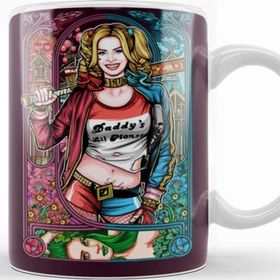 Baskı Dükkanı KB11195 Margot Robbie As Harley Quinn Porselen Kupa Bardak