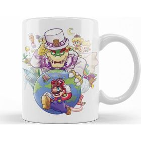 Baskı Dükkanı KB11202 Mario Mario Odyssey Porselen Kupa Bardak