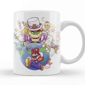 Baskı Dükkanı KB11202 Mario Mario Odyssey Porselen Kupa Bardak