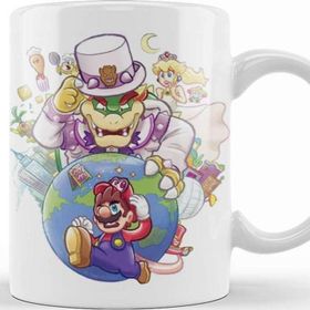 Baskı Dükkanı KB11202 Mario Mario Odyssey Porselen Kupa Bardak
