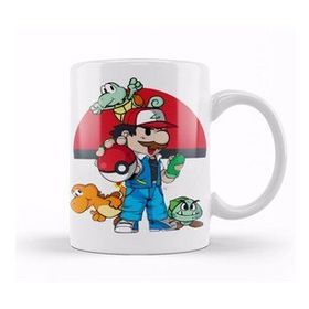 Baskı Dükkanı KB11203 Mario Pokemario Porselen Kupa Bardak