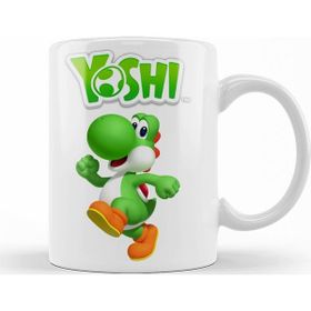 Baskı Dükkanı KB11204 Mario Ve Yoshi Porselen Kupa Bardak