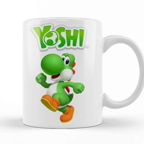 Baskı Dükkanı KB11204 Mario Ve Yoshi Porselen Kupa Bardak