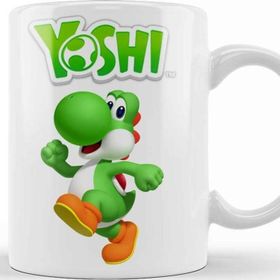 Baskı Dükkanı KB11204 Mario Ve Yoshi Porselen Kupa Bardak