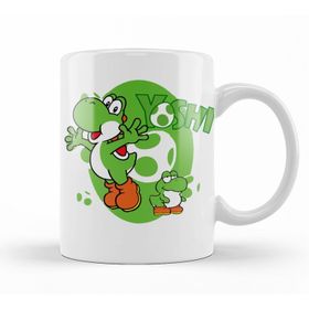 Baskı Dükkanı KB11205 Mario Ve Yoshi Porselen Kupa Bardak