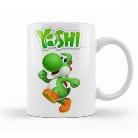 Baskı Dükkanı KB11205 Mario Ve Yoshi Porselen Kupa Bardak