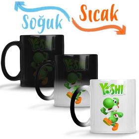 Baskı Dükkanı KB11205 Mario Ve Yoshi Porselen Kupa Bardak