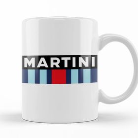 Baskı Dükkanı KB11209 Martini Racing Rectangle Porselen Kupa Bardak
