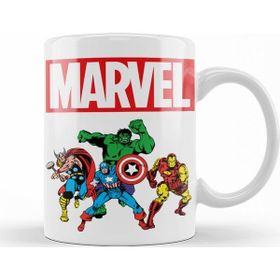 Baskı Dükkanı KB11211 Marvel Avengers Porselen Kupa Bardak