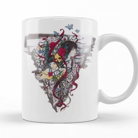 Baskı Dükkanı KB11219 Maxine Caulfield Life Is Tattooed Porselen Kupa Bardak