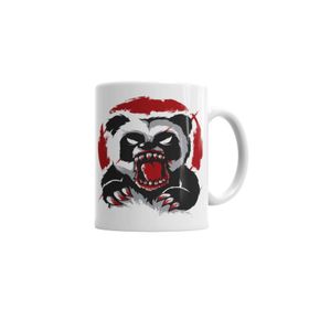 Baskı Dükkanı KB1122 Tehlikeli Panda Porselen Kupa Bardak
