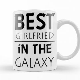 Baskı Dükkanı KB11222 Melhor Amiga Da Galaxasia Porselen Kupa Bardak