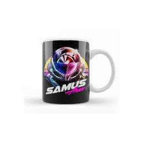 Baskı Dükkanı KB11230 Metroid Samus Aran Porselen Kupa Bardak