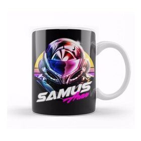 Baskı Dükkanı KB11230 Metroid Samus Aran Porselen Kupa Bardak