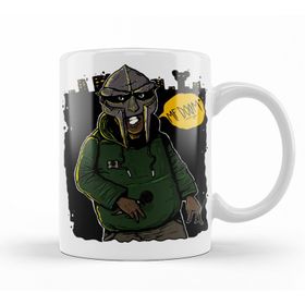 Baskı Dükkanı KB11232 Mf Doom City Porselen Kupa Bardak