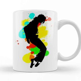 Baskı Dükkanı KB11235 Michael Jackson Tributes Porselen Kupa Bardak
