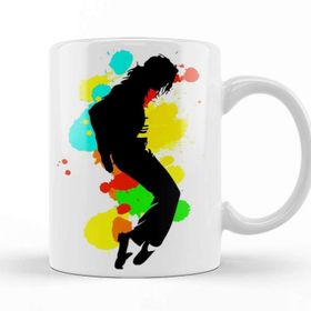 Baskı Dükkanı KB11235 Michael Jackson Tributes Porselen Kupa Bardak