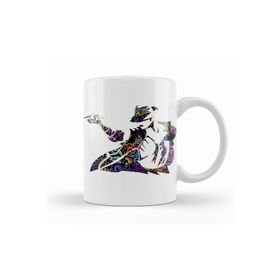 Baskı Dükkanı KB11237 Michael Jackson Psychedelic Porselen Kupa Bardak