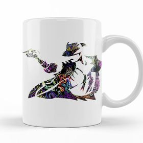 Baskı Dükkanı KB11237 Michael Jackson Psychedelic Porselen Kupa Bardak