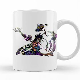Baskı Dükkanı KB11237 Michael Jackson Psychedelic Porselen Kupa Bardak