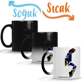 Baskı Dükkanı KB11239 Michael Jackson Pop Color Porselen Kupa Bardak