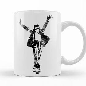 Baskı Dükkanı KB11240 Michael Jackson Pop Porselen Kupa Bardak