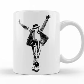 Baskı Dükkanı KB11240 Michael Jackson Pop Porselen Kupa Bardak