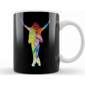 Baskı Dükkanı KB11241 Michael Jackson Silueta Porselen Kupa Bardak