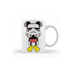 Baskı Dükkanı KB11245 Mickey Mouse Vader Mouse Porselen Kupa Bardak