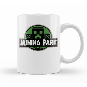 Baskı Dükkanı KB11258 Mining Park Porselen Kupa Bardak