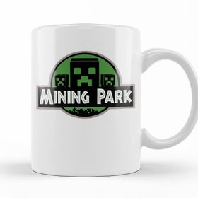 Baskı Dükkanı KB11258 Mining Park Porselen Kupa Bardak