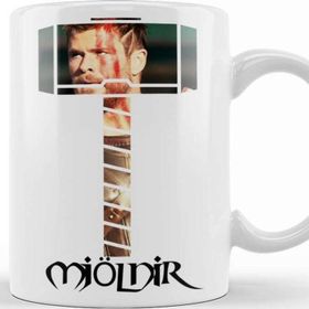 Baskı Dükkanı KB11264 Mjölnir Thor Porselen Kupa Bardak