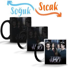 Baskı Dükkanı KB1127 Teen Wolf Alpha Beta Omega Porselen Kupa Bardak