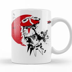 Baskı Dükkanı KB11272 Mononoke Sumi Porselen Kupa Bardak