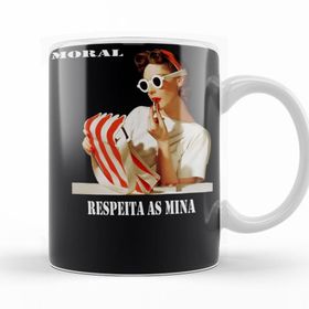 Baskı Dükkanı KB11282 Moral Respeita As Mina Porselen Kupa Bardak
