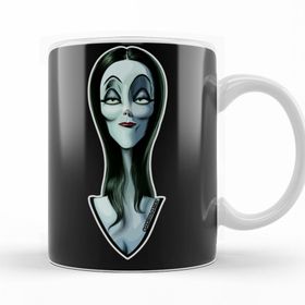Baskı Dükkanı KB11283 Morticia The Ultimate Goth Wife Porselen Kupa Bardak