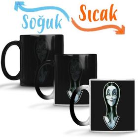 Baskı Dükkanı KB11283 Morticia The Ultimate Goth Wife Porselen Kupa Bardak