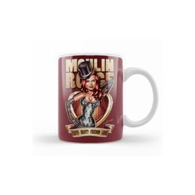 Baskı Dükkanı KB11286 Moulin Rouge Satine Porselen Kupa Bardak