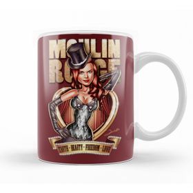 Baskı Dükkanı KB11286 Moulin Rouge Satine Porselen Kupa Bardak