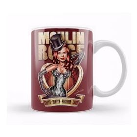 Baskı Dükkanı KB11286 Moulin Rouge Satine Porselen Kupa Bardak