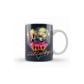 Baskı Dükkanı KB11290 Movie Daft Punk Get Lucky Porselen Kupa Bardak
