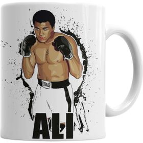 Baskı Dükkanı KB11300 Muhammed Ali Boks Porselen Kupa Bardak