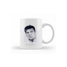 Baskı Dükkanı KB11301 Muhammed Ali Boks The Greatest Porselen Kupa Bardak
